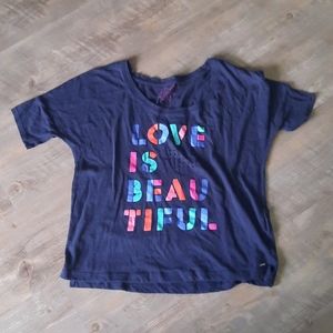 Navy tee